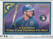 2020 Topps Gallery BB Blaster, Find 4 Exclusive Artist Proof Parallels+Rookies  