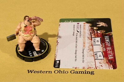 Horrorclix Hungry Bertha #016 Rookie USED Freakshow Figure