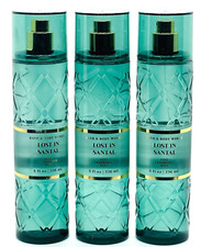 3-Pack Bath Body Works LOST IN SANTAL Fine Fragrance Mist Spray 8 fl.oz