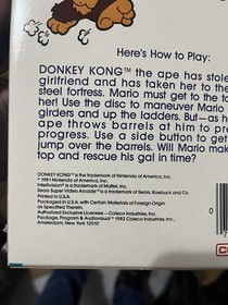 Nintendo Donkey Kong Intellivision Intv 1982. Factory Box 6 sealed units.Genuine