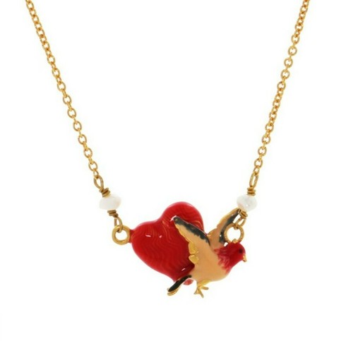 Les Nereides Swallow Necklace 14 ct 