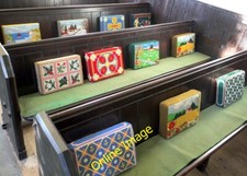 Photo 6x4 Pew cushions, St Michael's Church, Ilderton  c2012