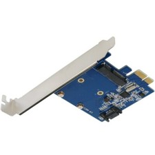 PCIExpress X1 to MSATA and SATA3.0 Converters Card for Desktop Computer