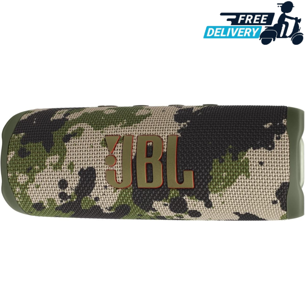 JBL Flip 6 Portable Waterproof Speaker - Camo NEW (FLIP6SQUAD)-image