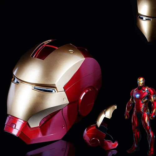 Iron Man MK5 Helmet 1:1 Wearable Voice Control IronMan LED Mask Cosplay Props - Bild 9 von 18