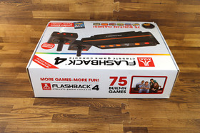 Atari Flashback 4 Classic Game Console 2 Controllers Asteroids Poster 75 Games
