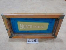 Vintage Wood Frame Screen Printing Screen, 18.25” x 10.25” NORTH CAROLINA RARE 
