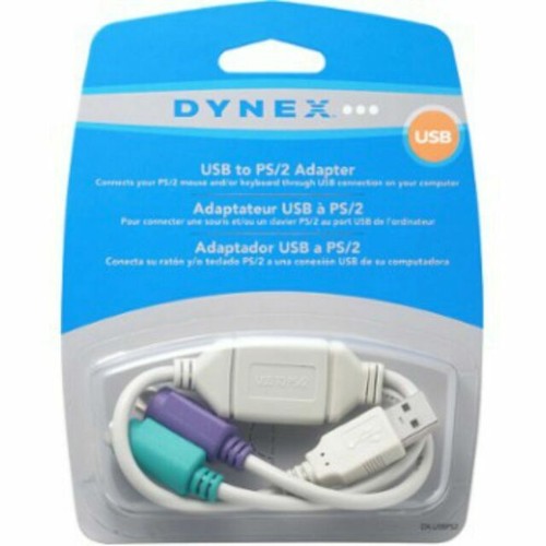 Hama 41769 Connectique Adaptateur Souris PS/2 Mâle / Usb Femelle