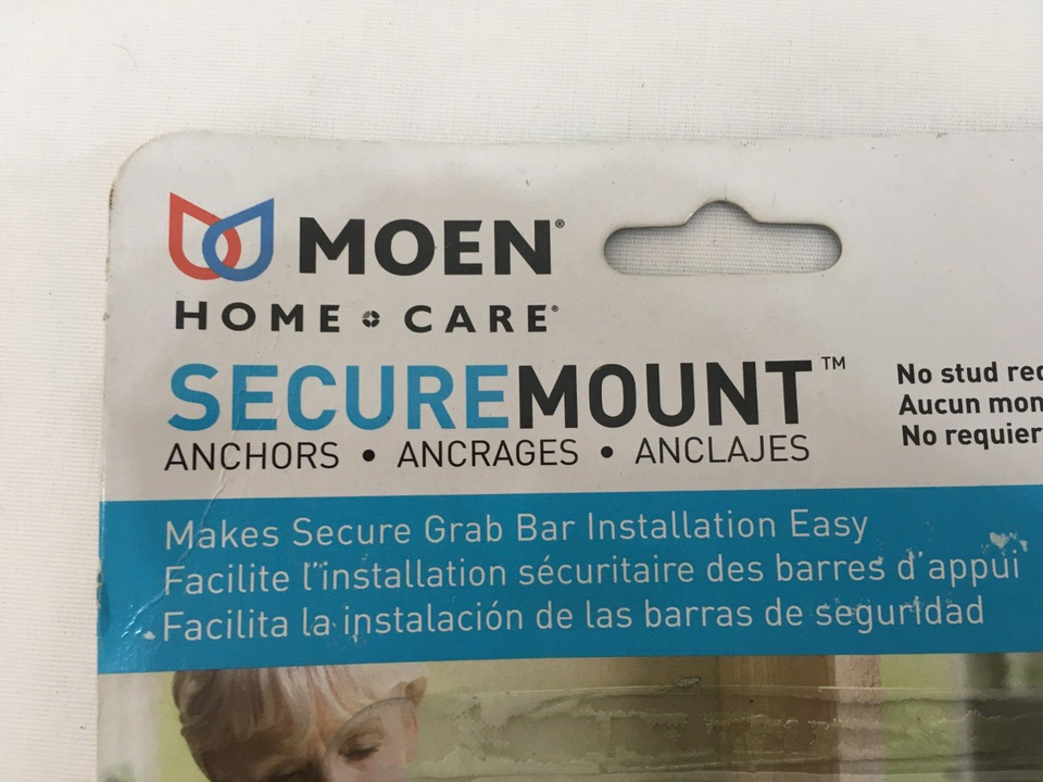 NEW Moen Secure Mount SMA1005CH Grab Bar Anchor Single Anchor
