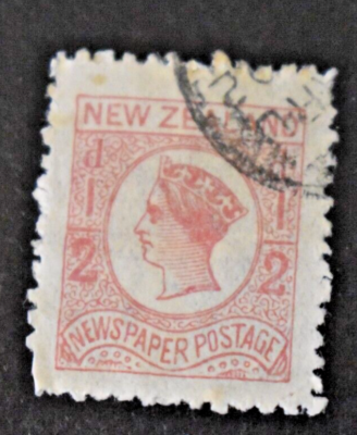 1873 New Zealand Stamp - SW# 43a - Victoria 1/2 Penny - Used | eBay
