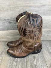 Smokey Mountain Boots Denver Western Men’s 10.5 EE Leather Distressed
