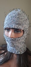 Knit Balaclava   Ski Mask Beanie   Y2K Avant Garde Unisex