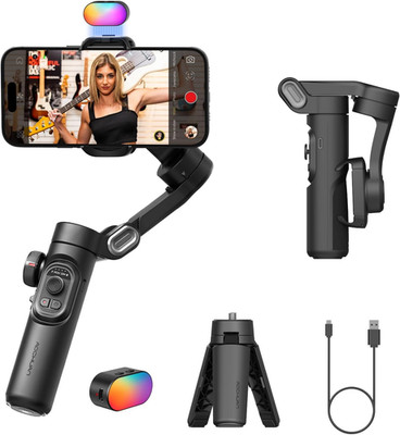 Gimbal Stabilizer for Smartphone,Gesture Control/Face Tracking,Magnetic Fill Lig