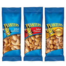 PLANTERS Variety Pack Cashews Peanuts Honey Roasted Peanuts 36 Count Snacks