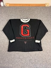 Vintage 90s Guess Georges Marciano Mockneck Sweatshirt Womens Size L Paris 90s