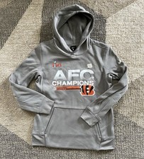 Nike NFL Cincinnati Bengals AFC Champions Hoodie Sz YOUTH Large 14/16 NWOT