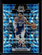 2022-23 Panini Mosaic #28 Tobias Harris Reactive Blue