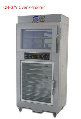 NU-VU QB-3/9-R136MC QB Series Electric Oven / Proofer Combination Manual Fill