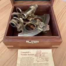 Nauticalia Captain Campbell's Vernier Marine Navigation Sextant  **FREE postage