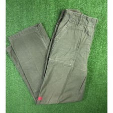 Vintage 60s Vietnam War OG 107 Army Military Green Medium 31 Pants USA Sateen