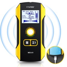 6-in-1 Wall Scanner Stud Finder - Electronic Detector for Wood, Metal, AC Wire,