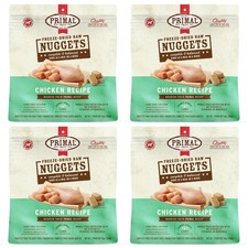 Primal Freeze Dried Dog Food Nuggets, Chicken, Complete Balanced Meal, Also ...