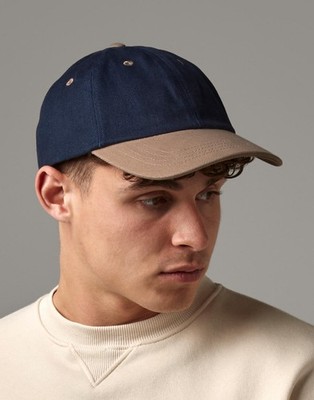 3er Pack Beechfield Herren Cap Low Profile Heavy Brushed Baumwolle Mütze B57 NEW