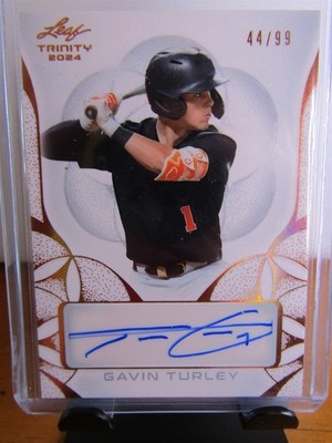2024 Leaf Trinity Bronze Gavin Turley Auto 44/99 (B114) A's