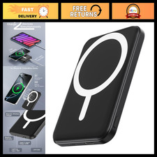 Ultra-Slim 5000mAh Magnetic Power Bank for MagSafe, Portable Charger, Fast Charg
