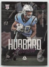2021 Panini Chronicles #222 Chuba Hubbard Luminance Update Rookies Pink