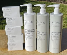 ZERO/o SHOWER GEL & BODY LOTION Naturally KIND +Bath Soap Gilchrist & Soames