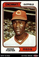 1974 Topps #646 George Foster Reds 4 - VG/EX
