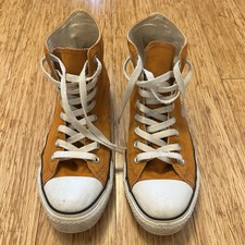 Vintage Converse Chuck Taylor Burnt Orange High Top Sneakers, Mens Size 6.5