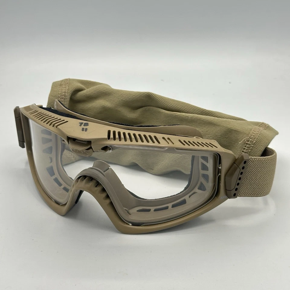 ESS Influx Terrain Tan Clear + Grey Lens Goggles ANSI Z87.1+ EE7018 (Authentic) - Image 2 of 4