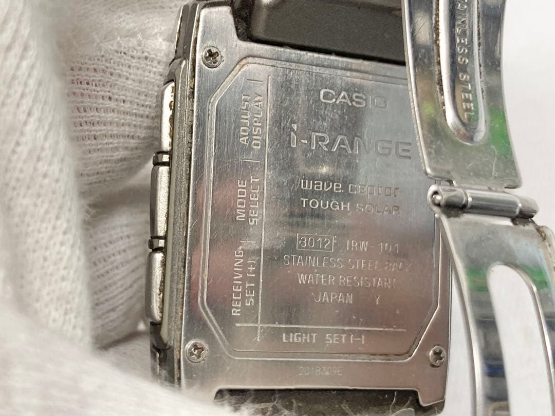 Casio I-range Irw-101 Tough Solar Wave Ceptor Digital Watch Black