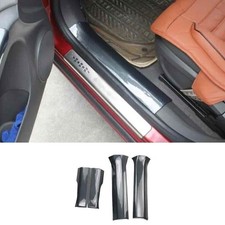 Sill Scuff Plate Carbon Pattern Door For Chevrolet Cruze Cover Protector 2010-15
