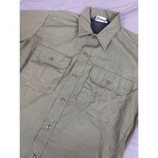 Vertx Mens Tactical Ripstop Short Sleeve Shirt Olive Green Vented Large
