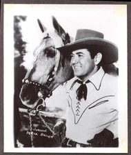 Western actor Johnnie Mack Brown fan club snapshot photo 1950s