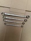 Set Of 4 Heyco No 555 Whitworth Sizes Ring Spanner’s, Made In Germany, Heyco,