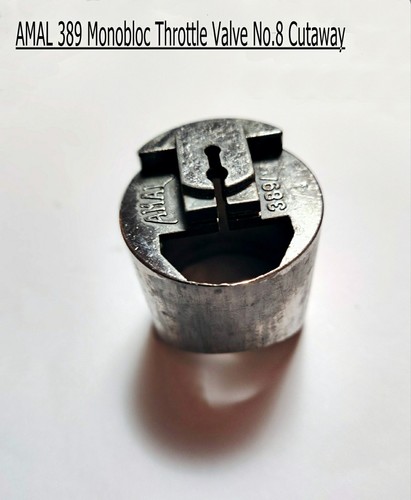 Original AMAL 389 Monoblock Vergaser Drosselklappenschieber Nr.8 Cutaway