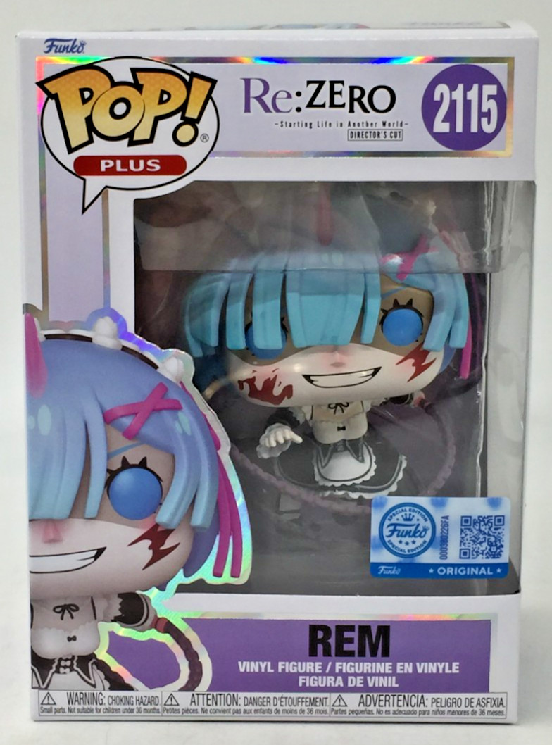 Funko Pop! PLUS Re Zero Rem #2115 Morningstar  Funko SE With Pop Protector