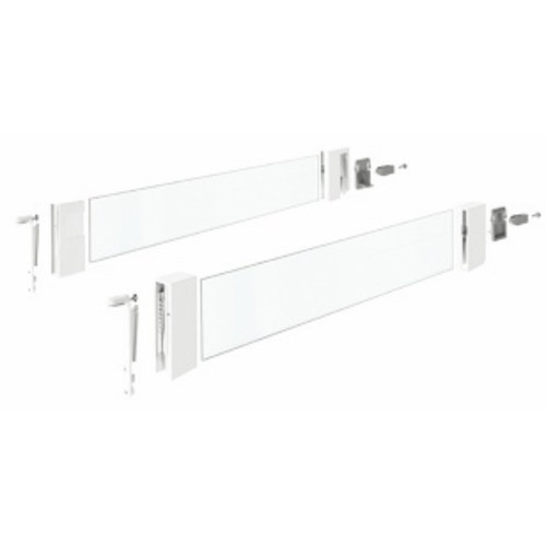 Parois en verre Innotech Atira Hettich blanc L300 mm