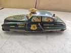 Dick Tracy Squad Car No. 1 Marx Toys Tin Litho 1949 Vintage 11" w/ Key  !Drives!