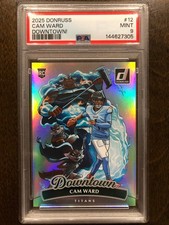 Cam Ward 2025 Panini Donruss Rookie Downtown! Case Hit SSP Titans