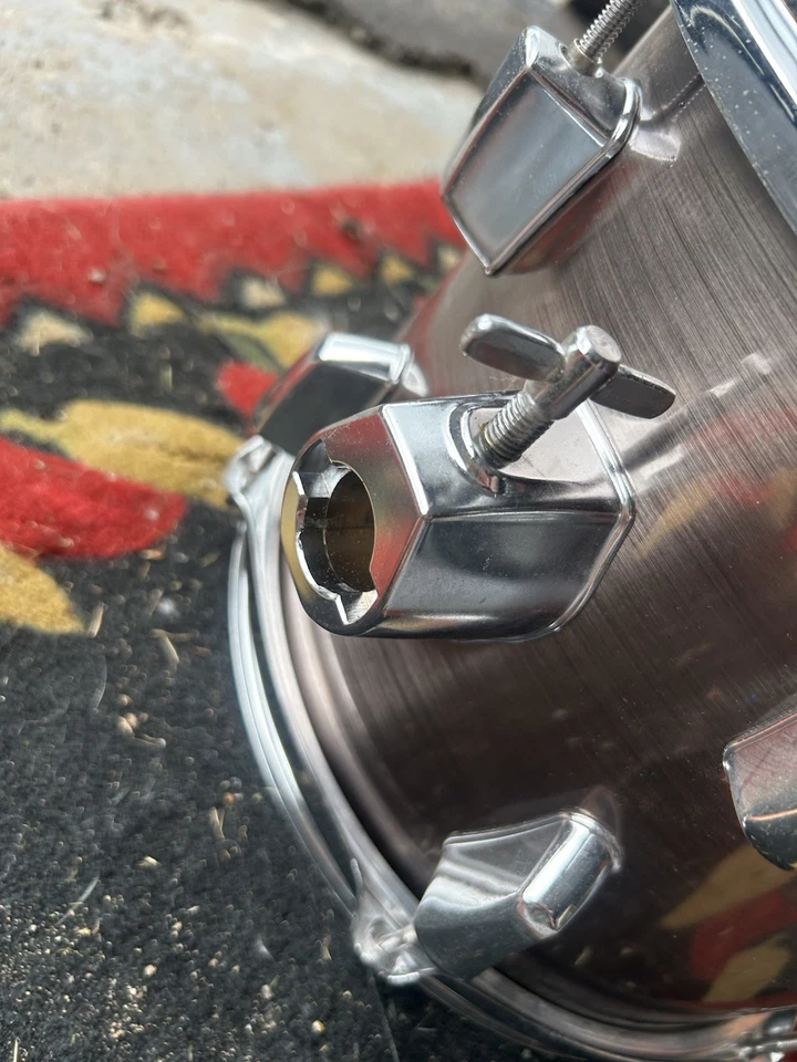 Batería Power Tom de percusión plus cromo ahumado de 12 pulgadas Foto 2 de 4