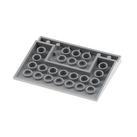 1X Lego Roof Tile 10&deg; 6X8X1 Light Gray Plate Star Wars 75021 4515PB054L