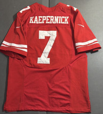 Colin Kaepernick San Francisco 49ers NFL Football Nike Red Jersey Size 40 / M