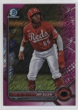 2022 Bowman Chrome Prospects Fuchsia Shimmer Refractor 65/199 Jay Allen oh8