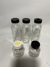 Vintage Evenflow Glass Bottles Lot 8oz