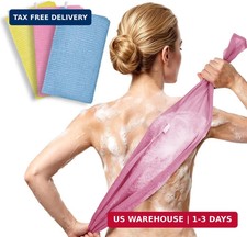 Bathway Exfoliating Washcloth Body Scrubber, 36.81-Inch Quick-Dry Exfoliating To